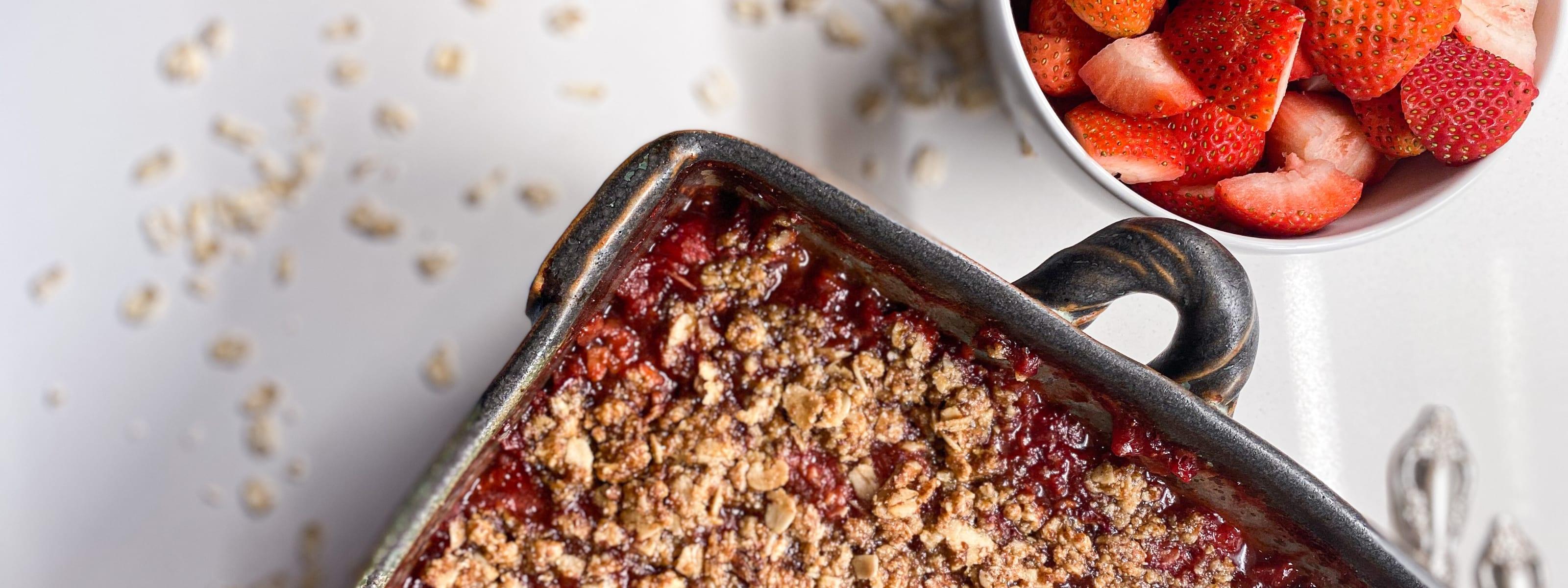 Strawberry Pecan Crisp