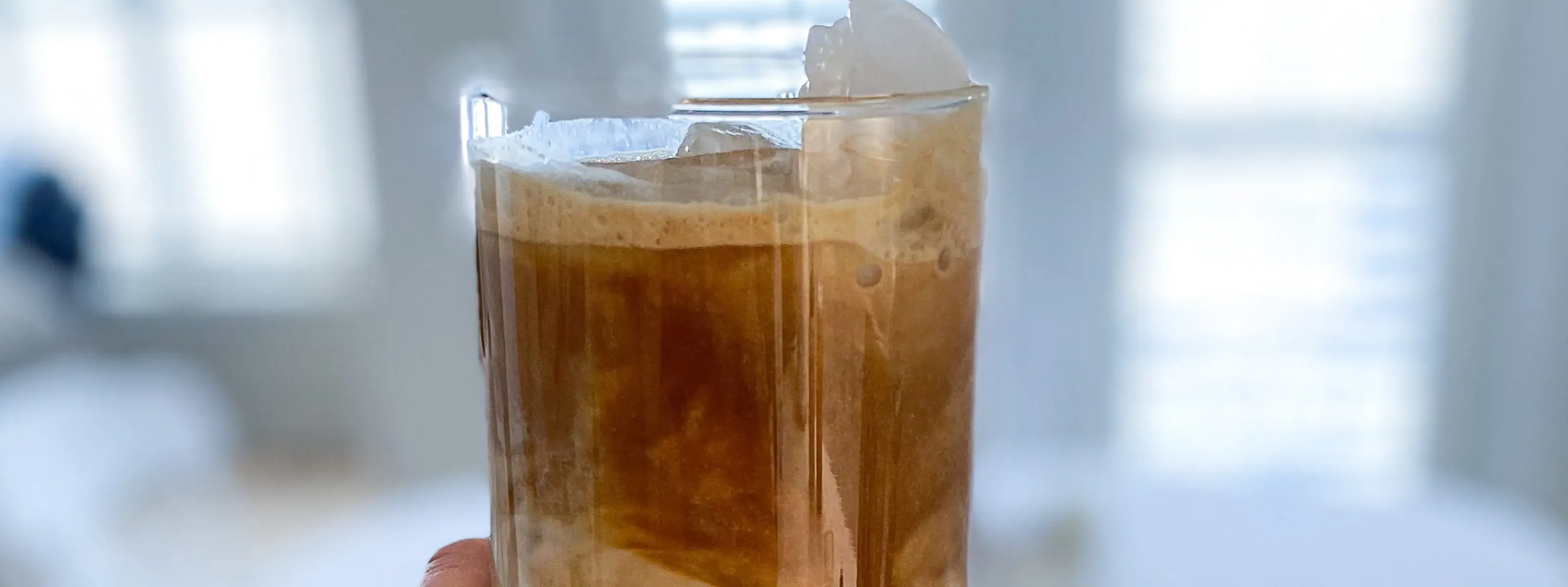 Healthy Black & White Mocha